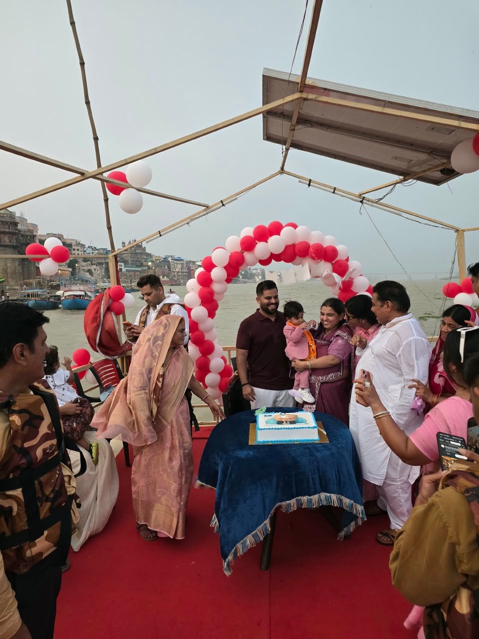 Birthday Celebration on Private Boat in Ganges River Varanasi - Shubh Travel