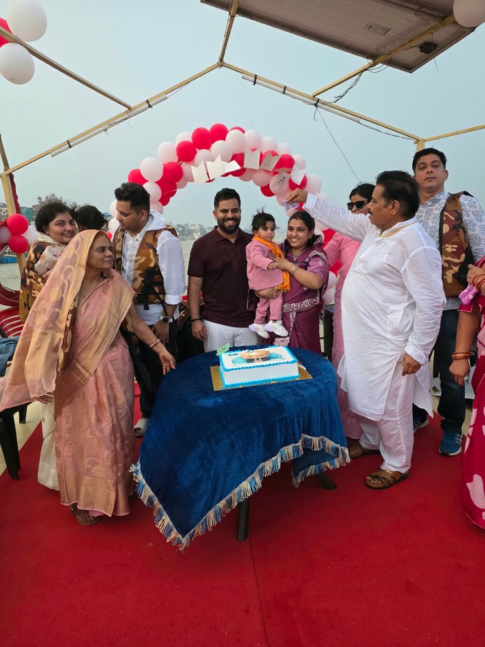 Birthday Celebration on Private Boat in Ganges River Varanasi - Shubh Travel