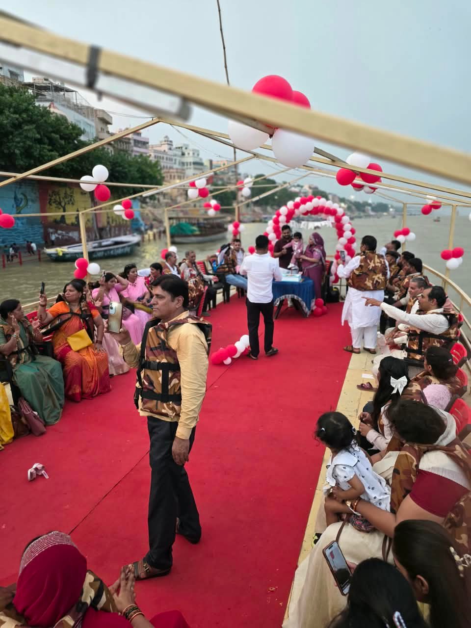 Birthday Celebration on Private Boat in Ganges River Varanasi - Shubh Travel