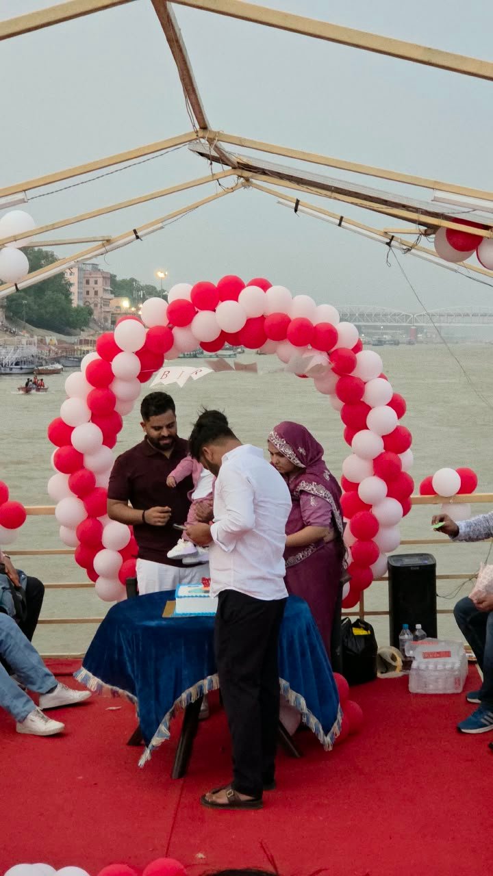 Birthday Celebration on Private Boat in Ganges River Varanasi - Shubh Travel
