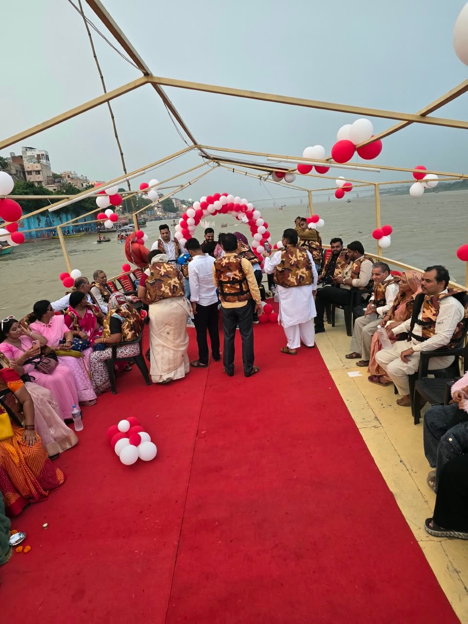 Birthday Celebration on Private Boat in Ganges River Varanasi - Shubh Travel